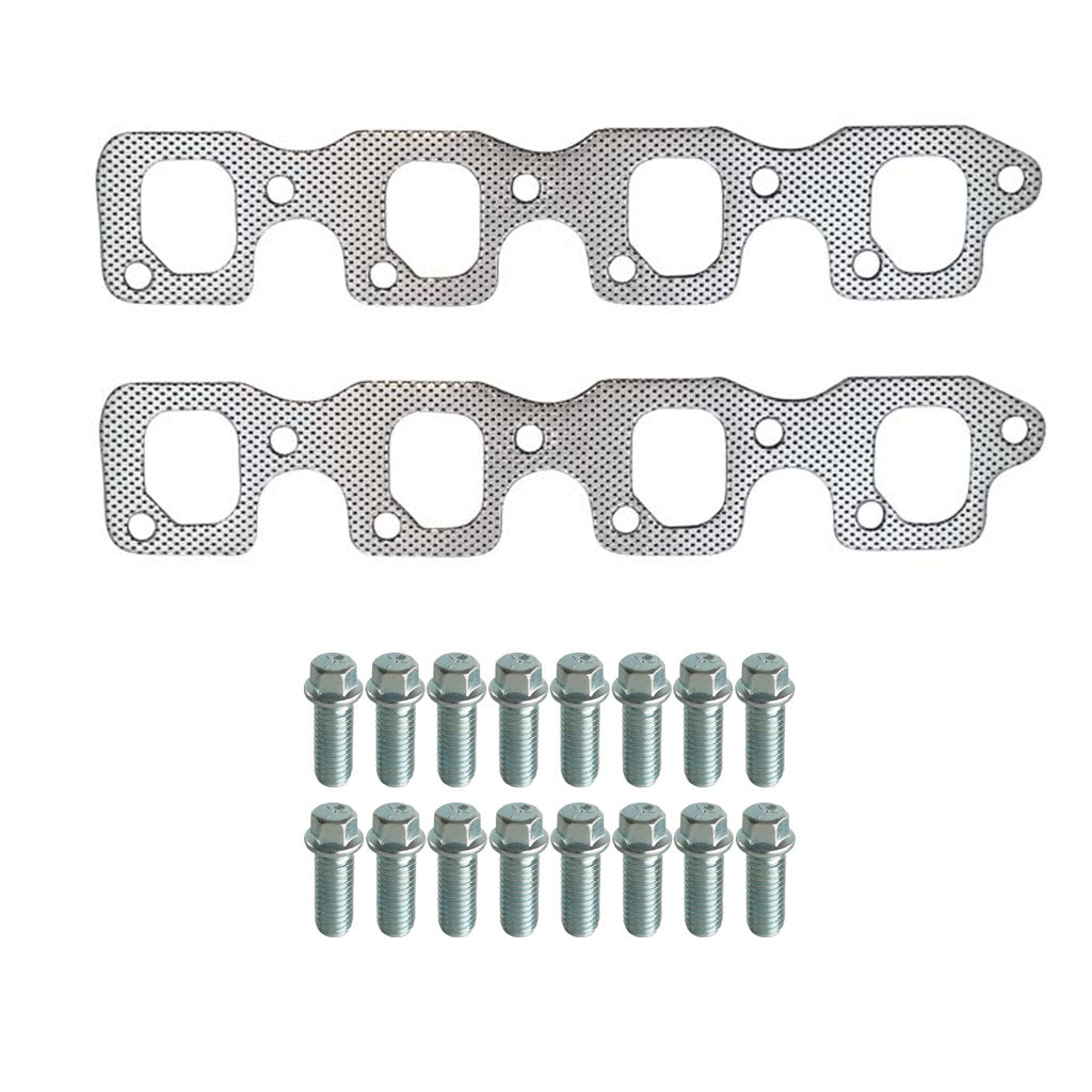 Ford Falcon 4V Cleveland Large Port 302 351 V8 Steel Header Gasket Kit