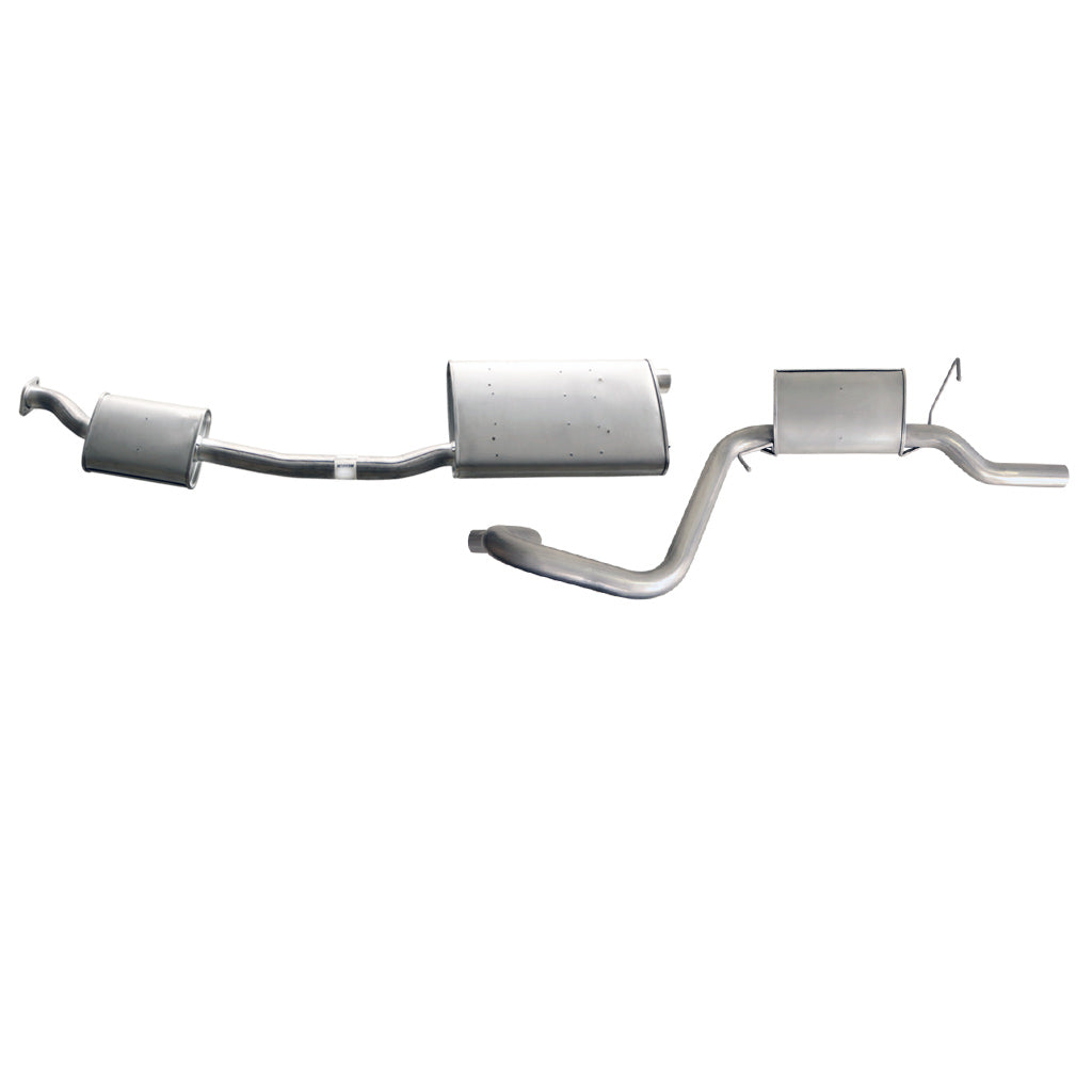 Ford Falcon EA EB ED 6Cyl 3.9L 4L Sedan Standard Exhaust - Muffler Front & Rear