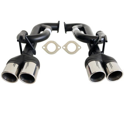VE Commodore V6 V8 Sed Wag 2.5" Exhaust Tailpipe J Pipes & 80mm Exhaust Tips