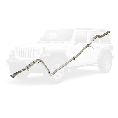 Jeep Wrangler JK 2010-2015 2.8L DPF 3 Inch Turbo Back Exhaust *** Limited Stock Made To Order ****