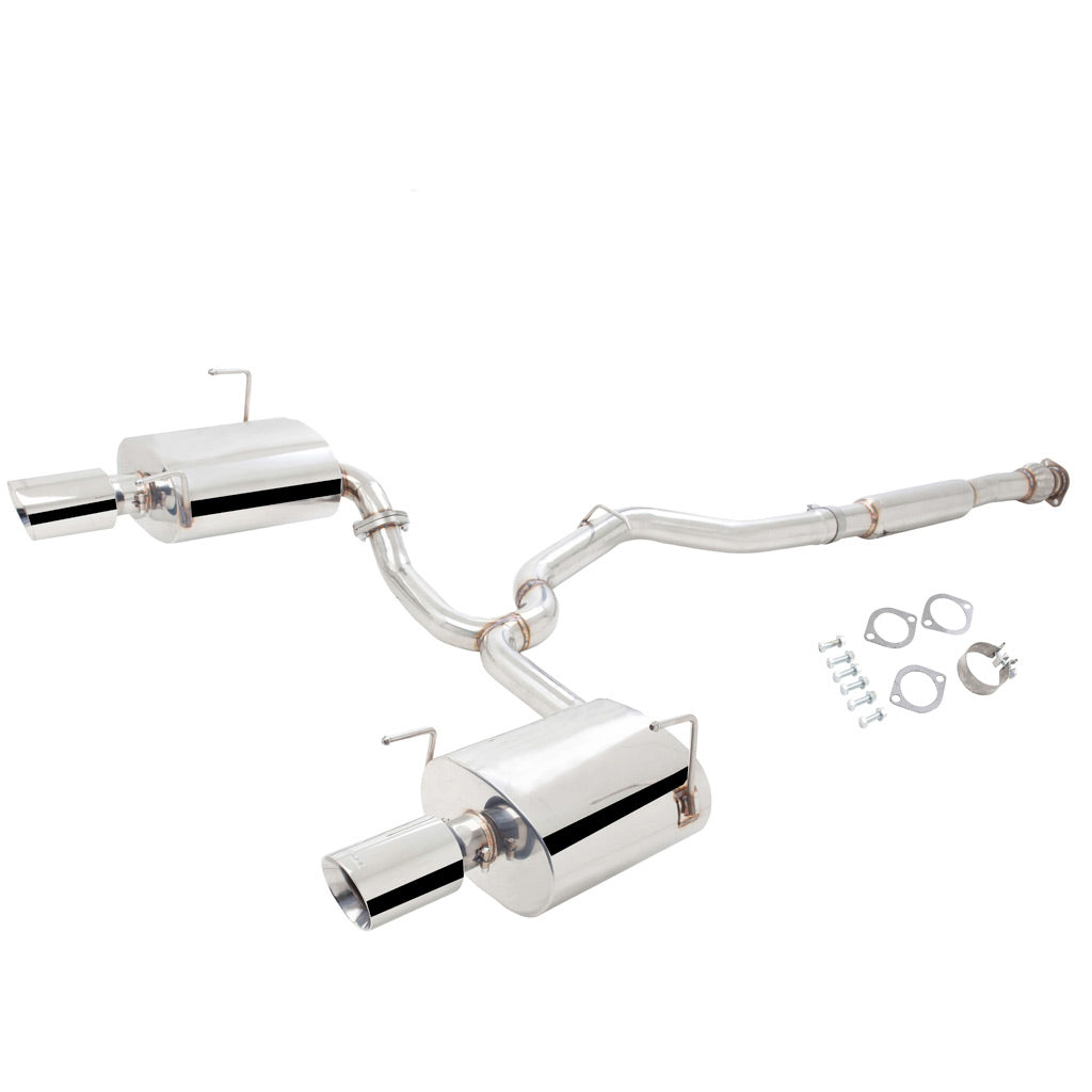 Subaru Impreza WRX Sedan 2009 - 2011 XFORCE 3 Inch Catback Exhaust - Raw 409