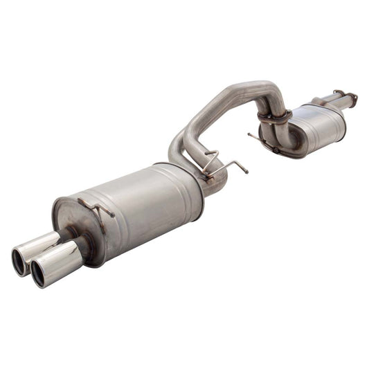 Falcon BA BF XR6 Turbo Sedan Twin 2.5 Inch Catback Exhaust Dual Tips - Raw 409