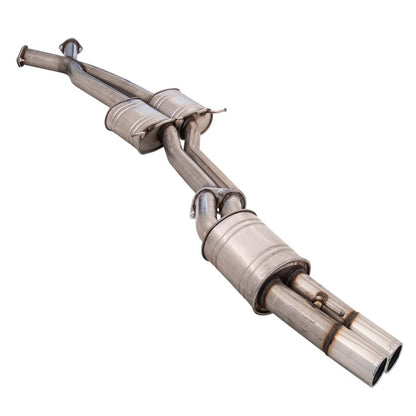 Holden Commodore VT VX VY VZ V8 Ute XFORCE Twin 3 Inch Catback Exhaust - Raw 409