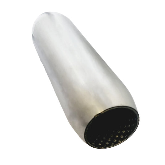 409 Grade Stainless Steel 2.25" ID 12" Long Hotdog Muffler Resonator