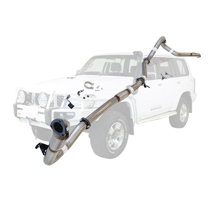 Nissan Patrol Y61 GU 3L ZD30 Wagon 3 Inch Turbo Back Exhaust 2000-2016 (Does not suit Coil Tower Braces)
