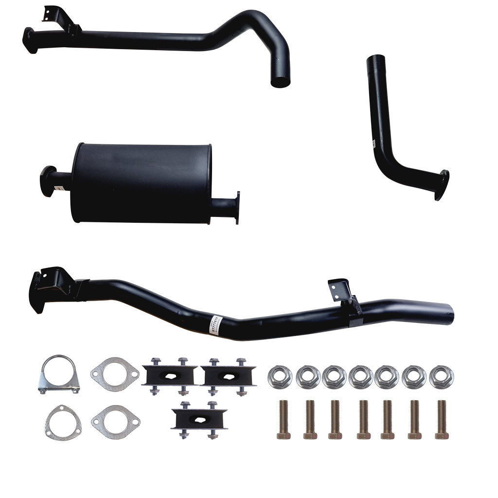 2.5 Inch Exhaust With Muff For Landcruiser HZJ75 Ute, Troop And HZJ78 4.2L 1HZ