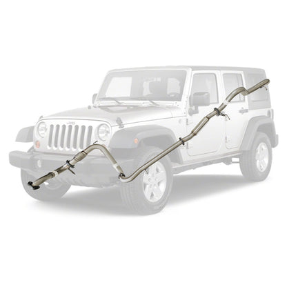 Jeep Wrangler JK 2007-2010 2.8L CRD 3 Inch Turbo Back Exhaust *** Limited Stock Made To Order ****