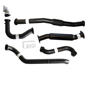 Nissan Patrol Y61 GU TD42 Wagon 3 Inch Turbo Back Exhaust with Stainless Cast Dump Pipe (Does not suit Coil Tower Braces)