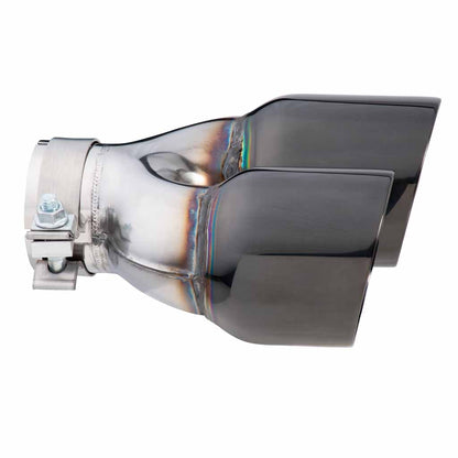 Exhaust Tip Y-Piece Inner Cone 3 Inch In - Dual 4 Inch Out 9" Long LHS 304SS