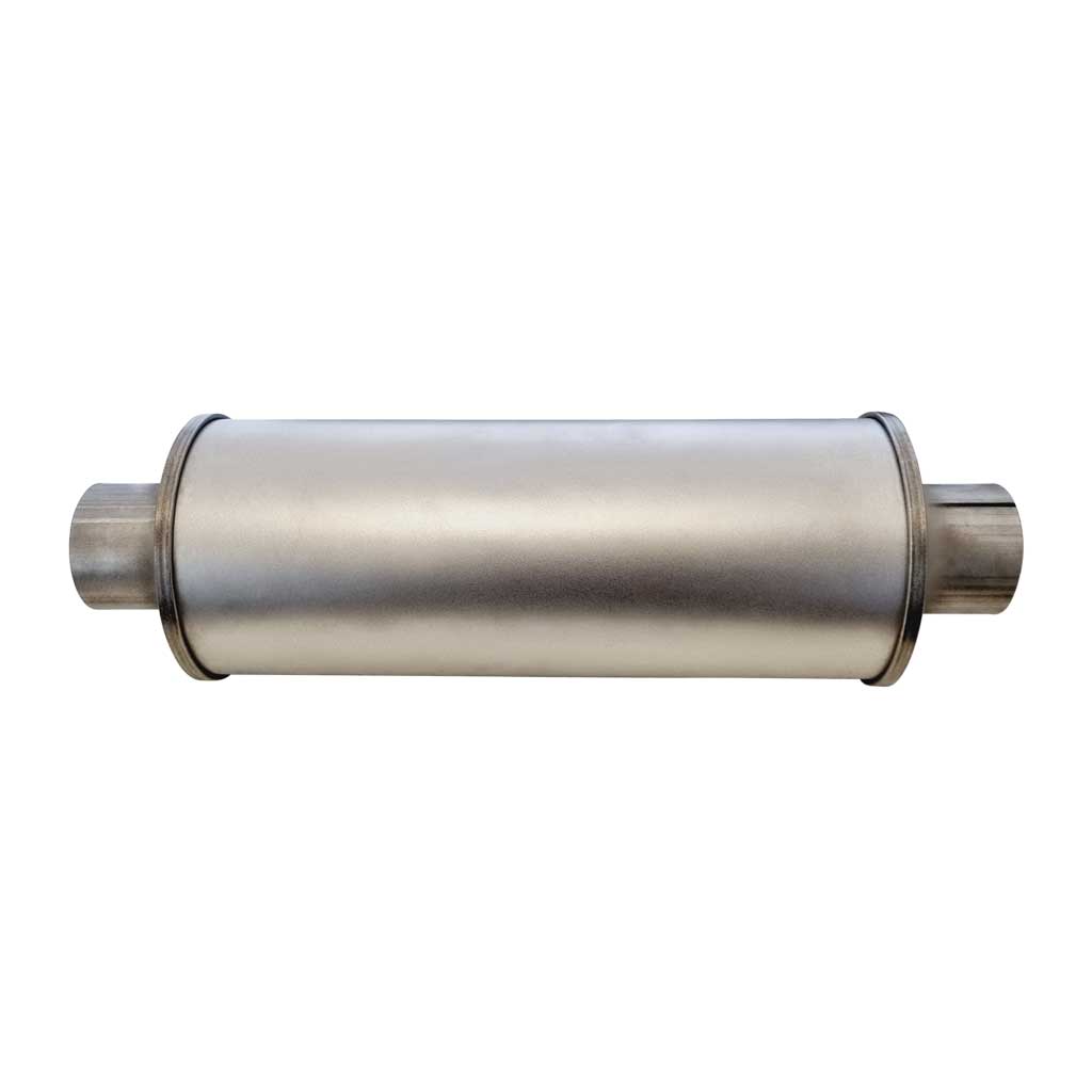 5" Round Centre/Centre Configurations Universal Mufflers | Aluminised | Select Your Size Length and Internal Options