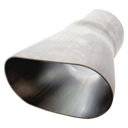 Exhaust Collector Stainless Steel 2 Into 1 In 2x 57mm Out 76mm