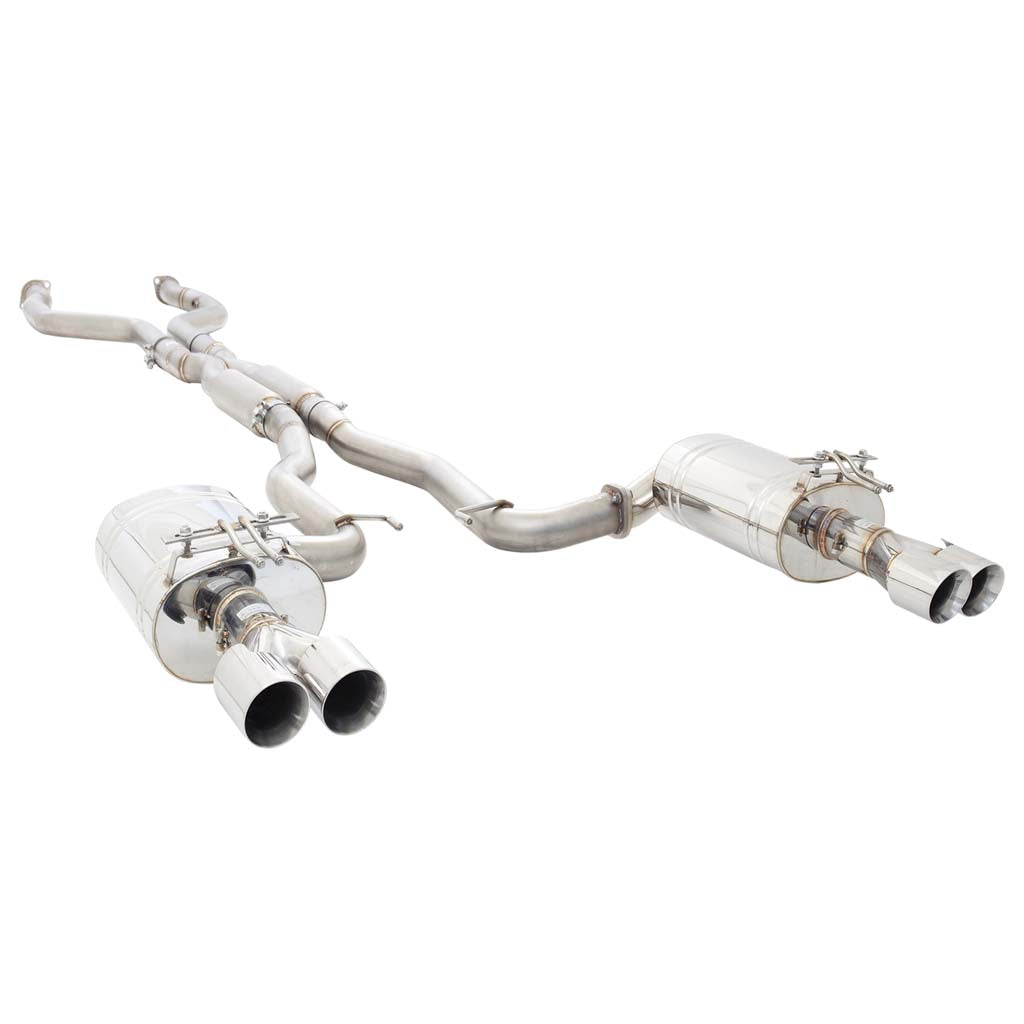 Holden Commodore VE VF Sedan XFORCE Twin 2.5 Inch Catback Exhaust - Polished SS