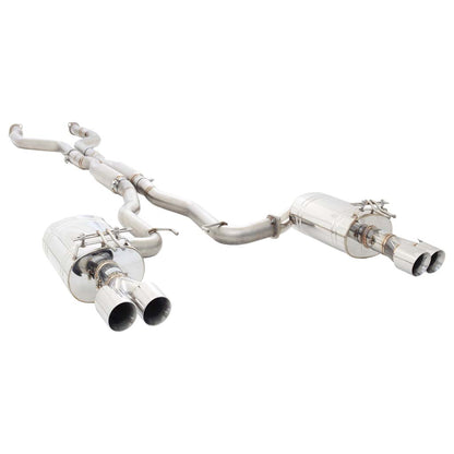Holden Commodore VE VF Sedan XFORCE Twin 2.5 Inch Catback Exhaust - Polished SS