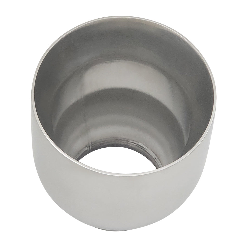 Exhaust Tip Straight Cut Inner Cone 2.5 Inch In - 4.5 Inch Out 5 Inch Long 304ss