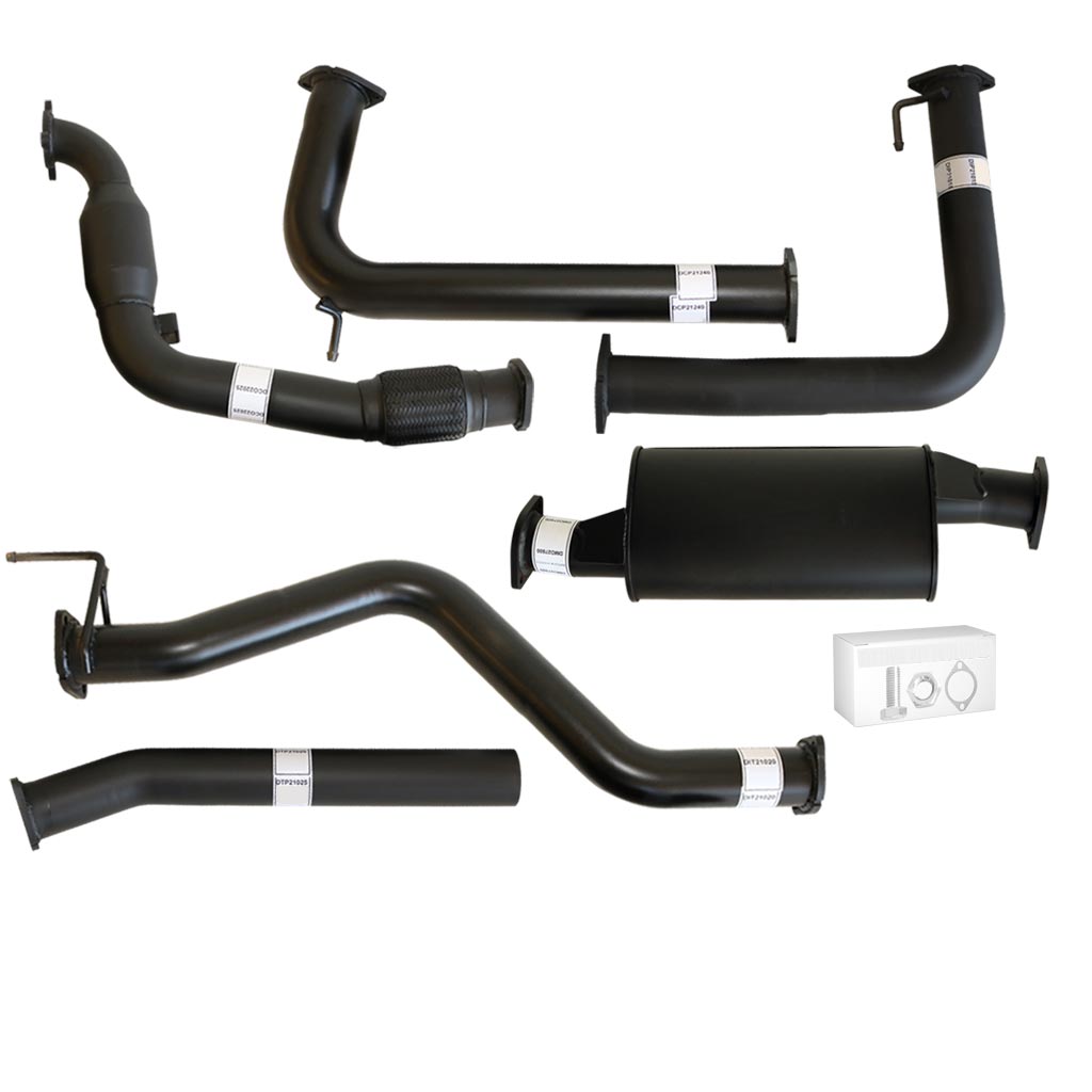 Nissan Navara D40 2.5L 3 Inch Turbo Back Exhaust (Non DPF Model) 2007 - 2016