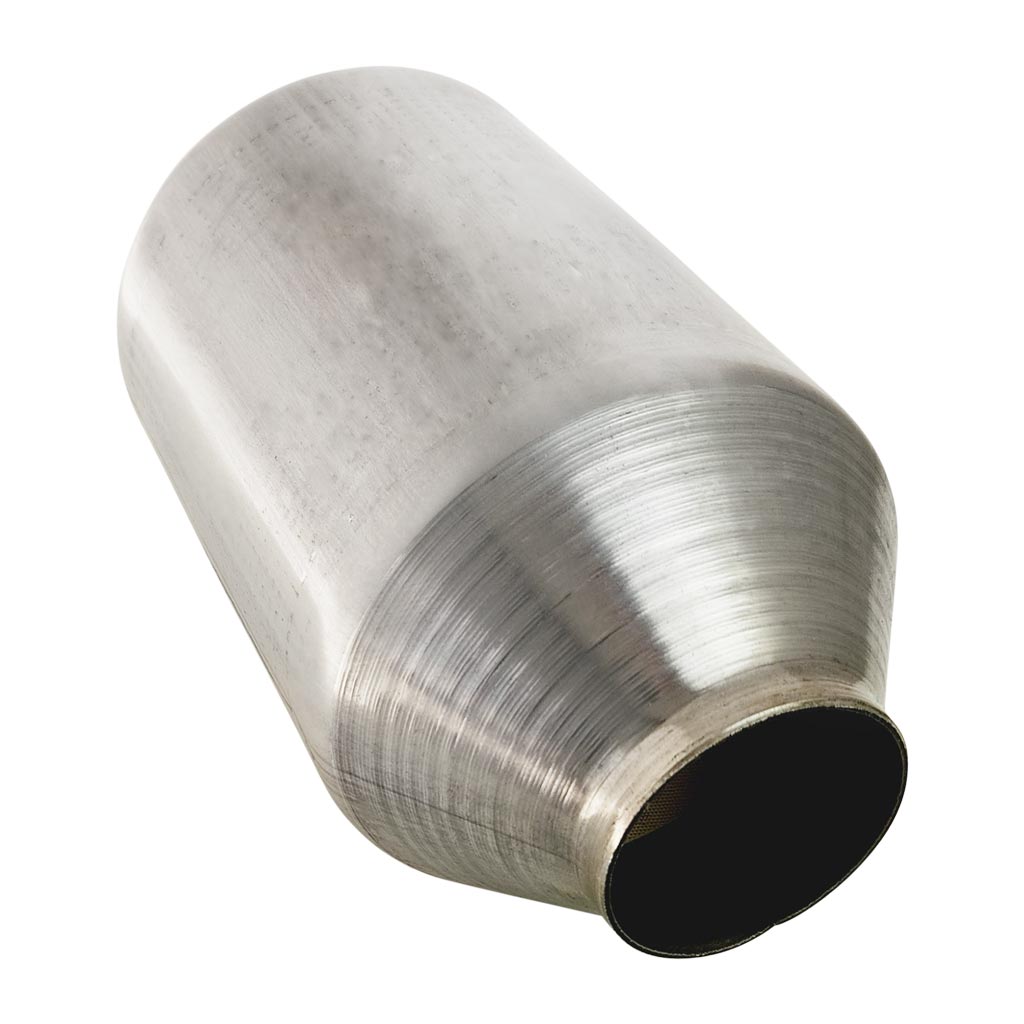 Universal Euro 6 Ceramic Core Catalytic Converter 5" Round Body - Available in 2", 2.25", and 2.5"  Sizes