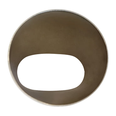 4" Oval (63*125) - 4" Round Oval To Round Adaptor SS304 Brushed 5" (127mm) Whole Length 1.5mm WT