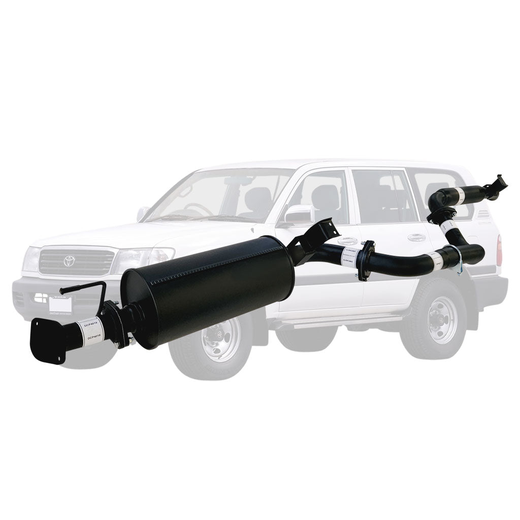 2.5 Inch Exhaust System For Toyota Landcruiser 105 SERIES 4.5L FZJ105 And HZJ105.