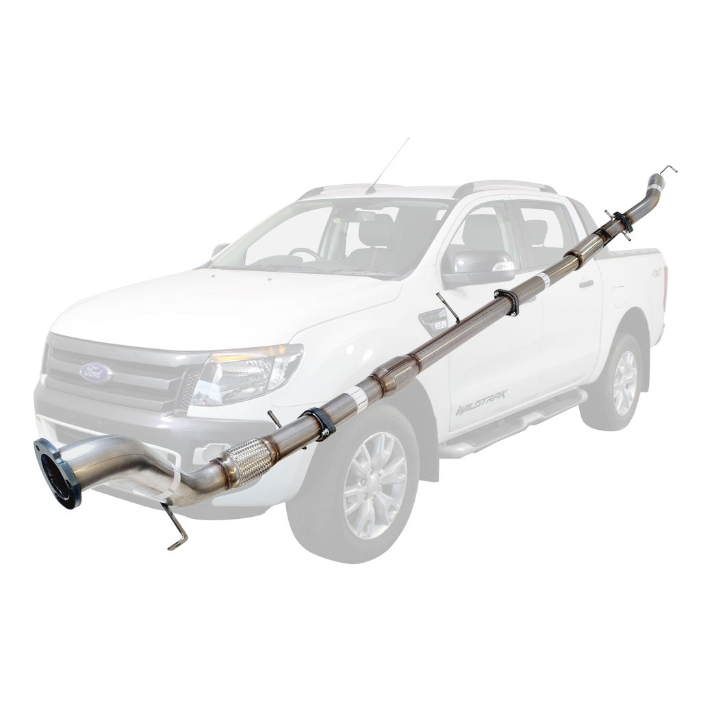 Ford Ranger PX 2011-2016 3.2L 3 Inch Turbo Back Exhaust System