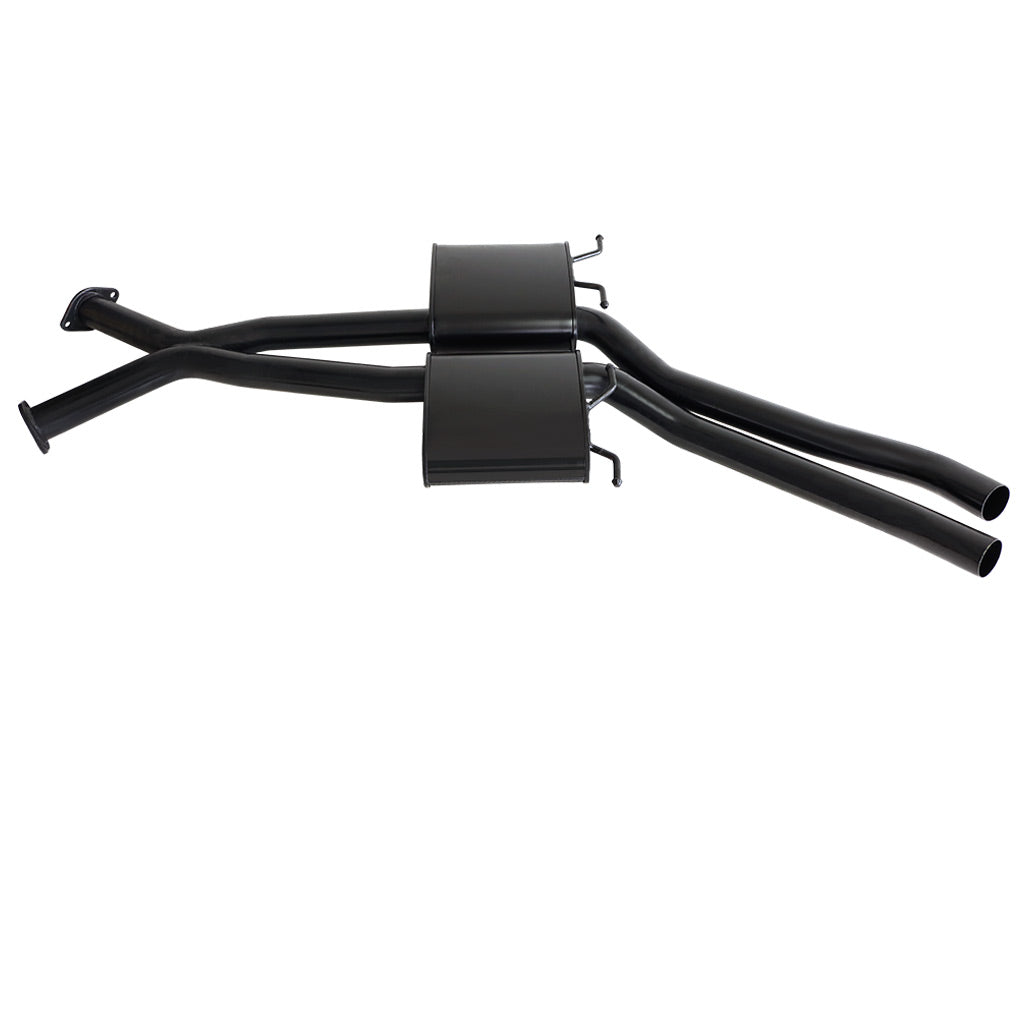 Holden Commodore VT VX VY VZ V6 V8 Sedan Twin 2.5 Inch Exhaust Front Muffler Suitable With Existing DEA Components Only.