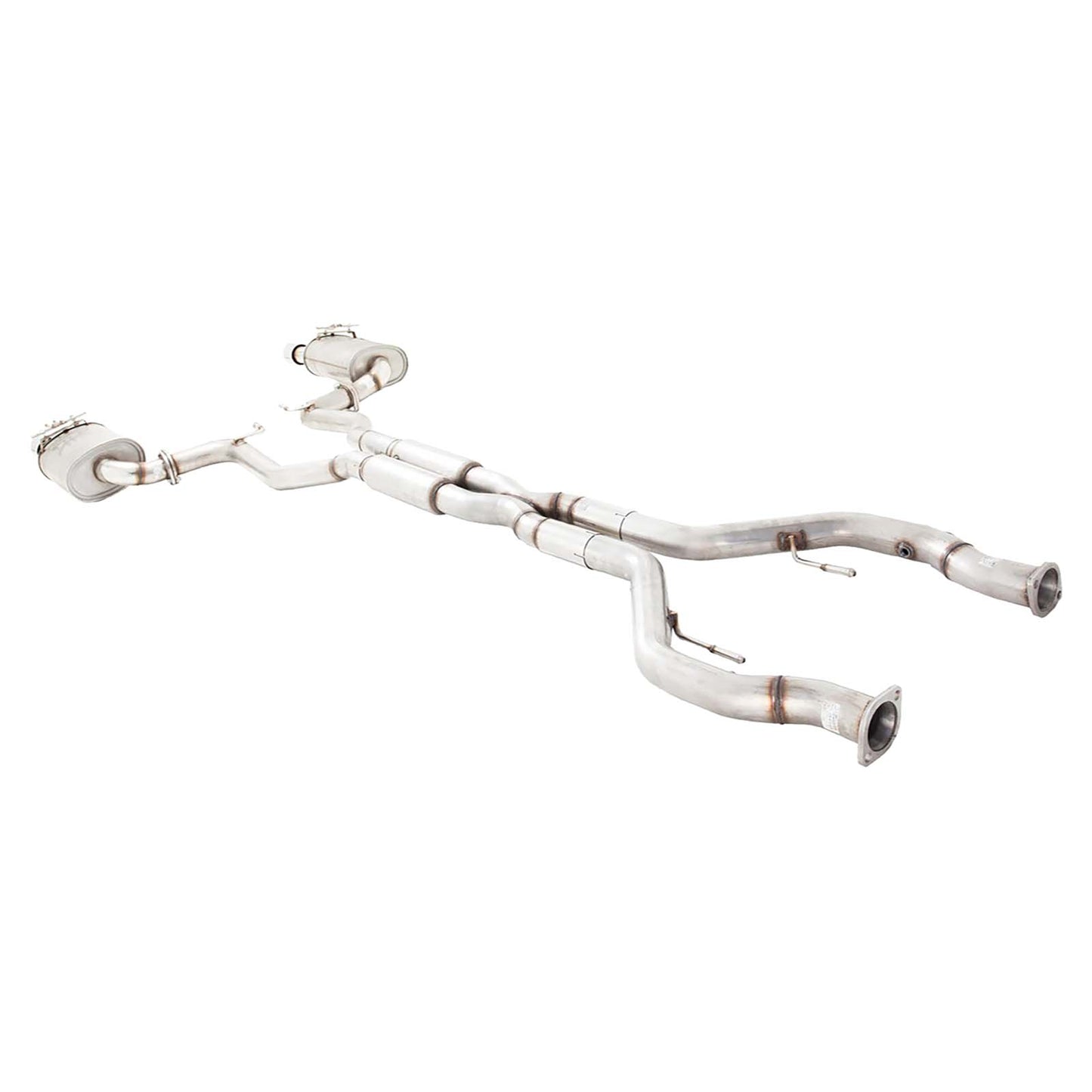 Holden Commodore VE VF Sedan XFORCE Twin 2.5" Catback Exhaust - Raw Finish 409