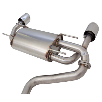 Toyota 86 And Subaru Brz XFORCE 3" Catback Dual Rear Exhaust Polished Stainless