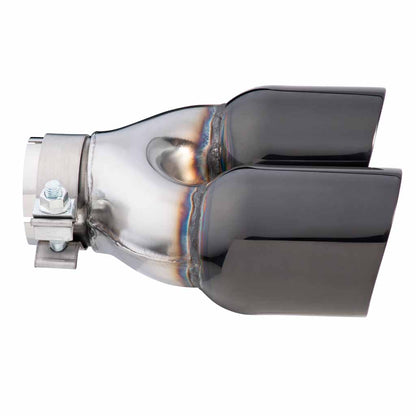 Exhaust Tip Y-Piece Inner Cone 2.5" In Dual 3.5" Out 9" Long RHS 304SS