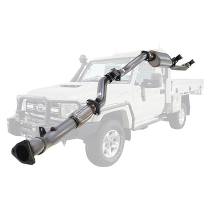 Toyota Landcruiser 79 Series VDJ79R V8 Ute 2017 On 3 Inch Turbo Back Exhaust