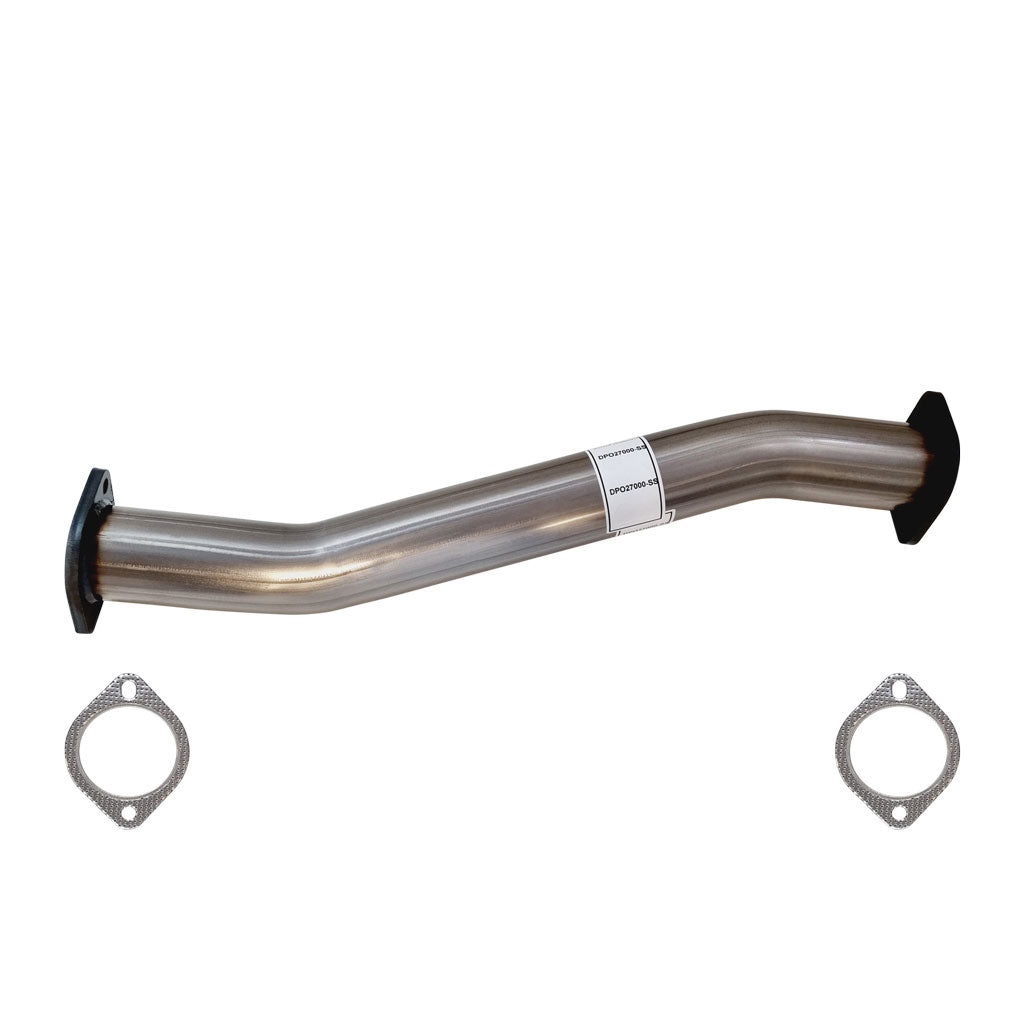 3" Interchangeable Stainless Pipe Only Option Kit To Suit Landcruiser 78 79 Series VDJ V8, Navara D40 2.5L