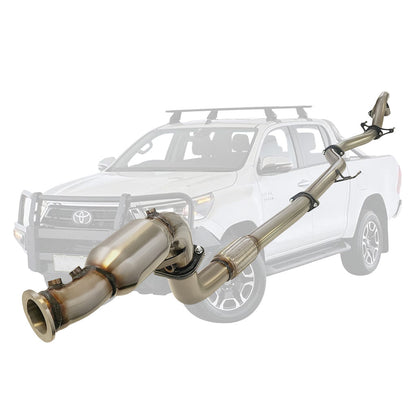 Toyota Hilux N80 1DG-FTV 2.8L 4Cyl - October 2015-ON Turbo Back  (DPF Model)