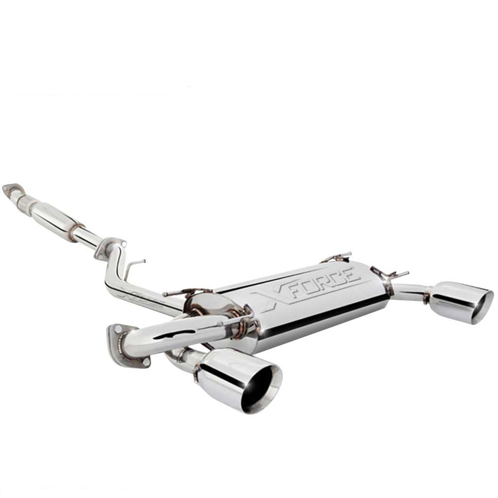 Toyota 86 And Subaru Brz XFORCE 3" Catback Dual Rear Exhaust Polished Stainless