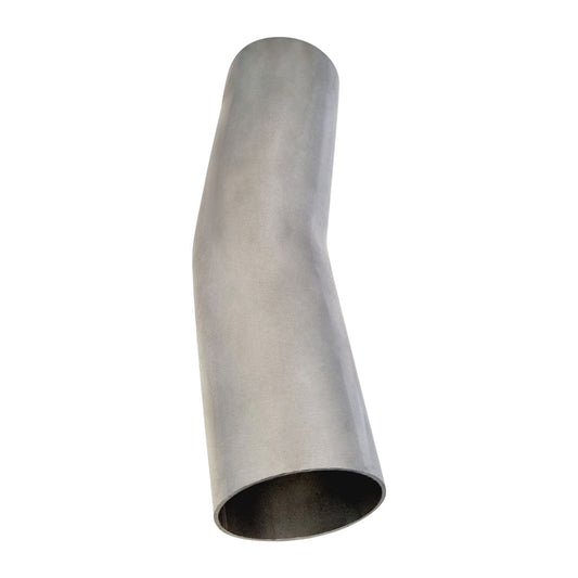 Exhaust Pipe Mandrel Bend 2.5 Inch (63mm OD) 15 Degree Aluminised Steel