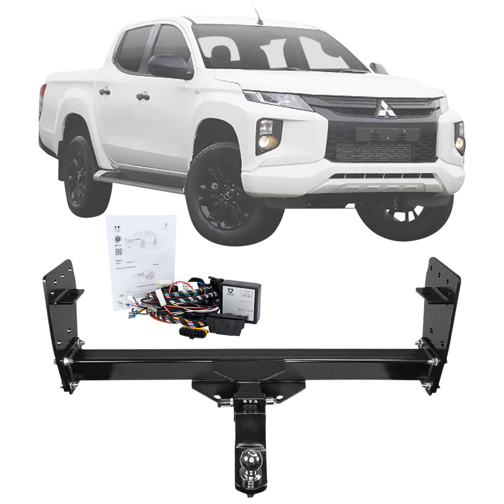 BTA Towbar Kit To Suit Mitsubishi Triton MQ MR Ute 03/2010-12/2018 with bumper