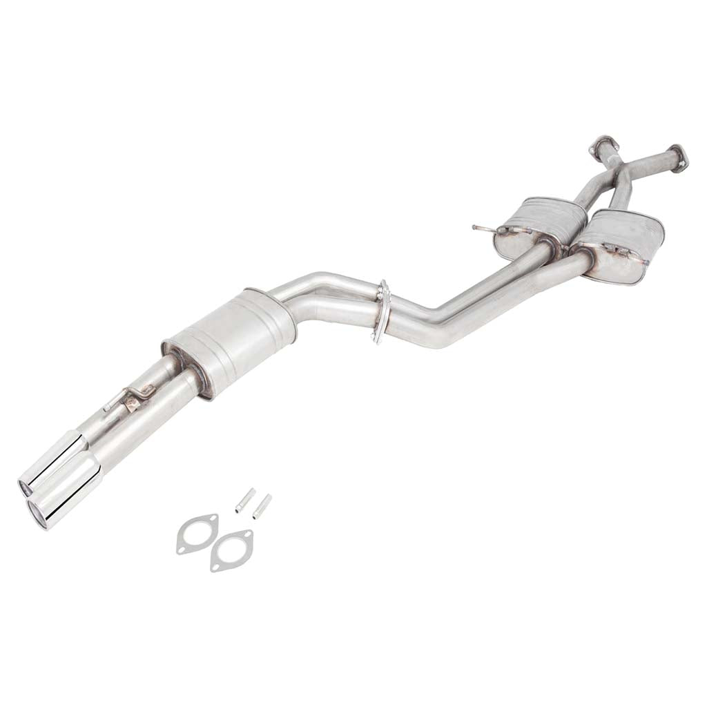 Holden Commodore VT VX VY VZ Sedan XFORCE Twin 2.25" Catback Exhaust - Raw 409
