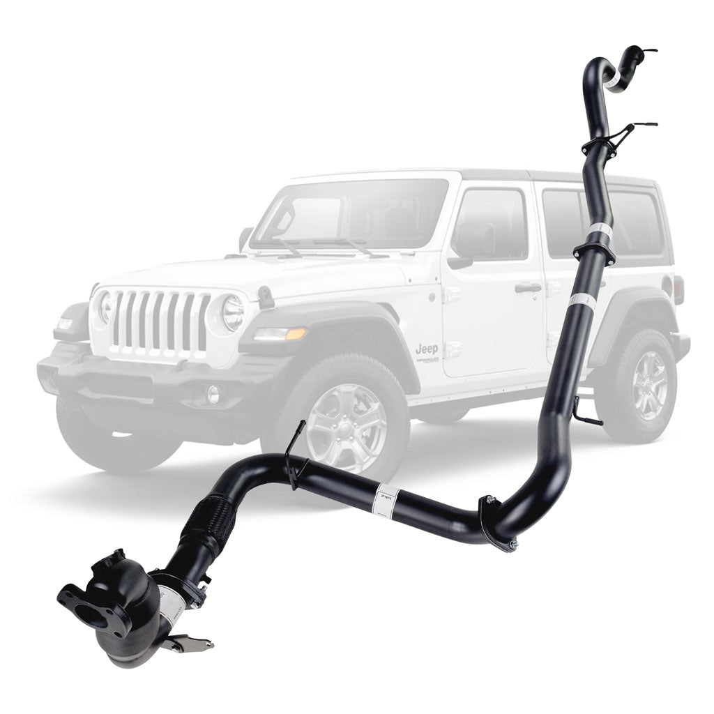 Jeep Wrangler JK 2010-2015 2.8L DPF 3 Inch Turbo Back Exhaust