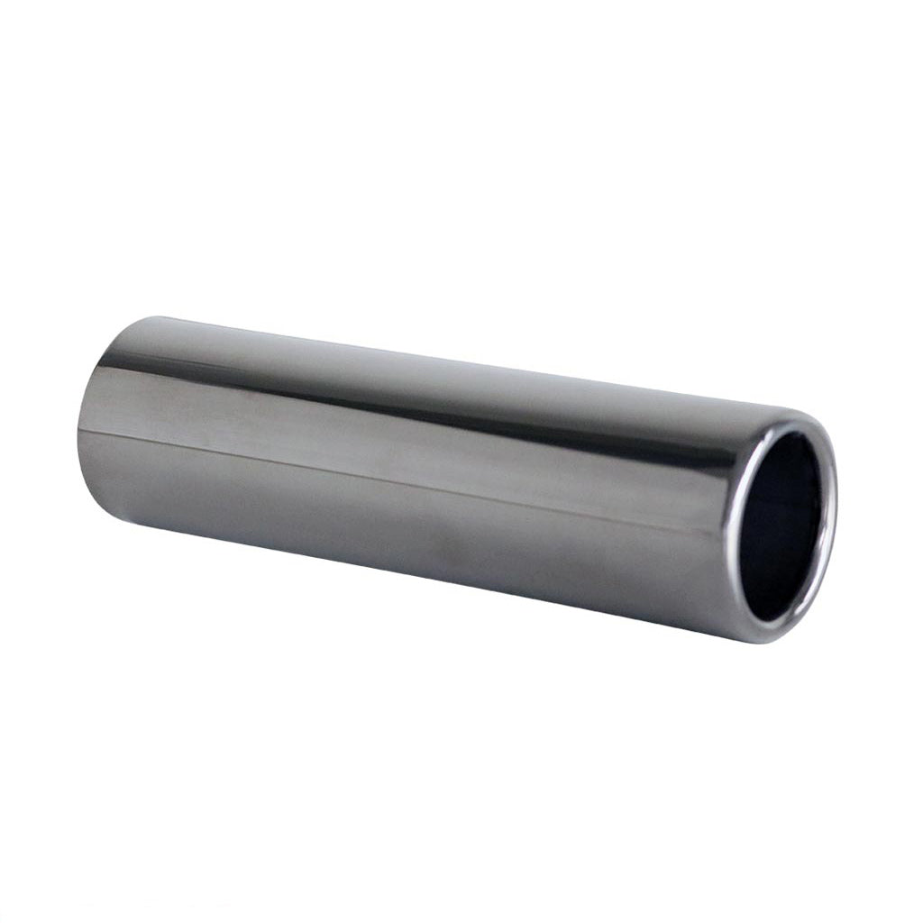 Exhaust Tip Straight Cut Rolled In 1.75" In - 1.75" Out 6.5" Long 304 Stainless