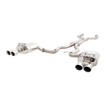 Holden Commodore VE VF Sedan XFORCE Twin 2.5 Inch Catback Exhaust - Polished SS