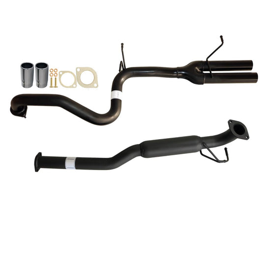 Ford Falcon BA BF Sedan XR6 2.5 Inch Catback Exhaust W/ Hotdog Tailpipe And Tips