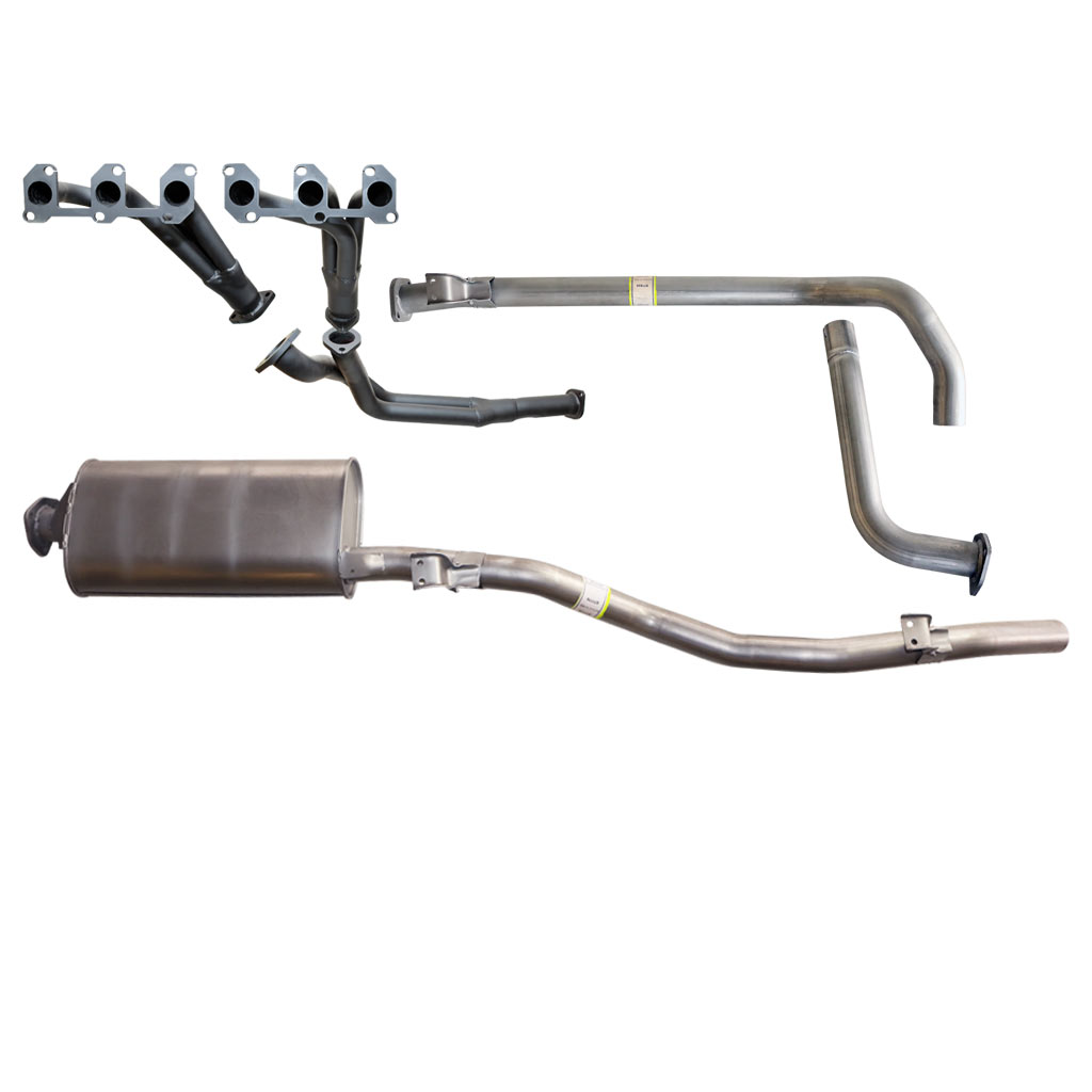 2.5 Inch Exhaust With Header & Muff For Toyota Landcruiser HZJ79 4.2L 1HZ Diesel