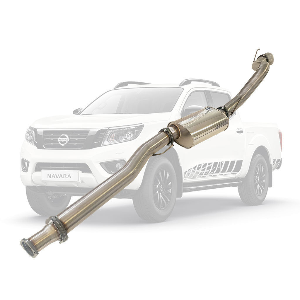 Nissan Navara NP300 D23 2015 On 2.3L 4 Inch DPF Back Exhaust