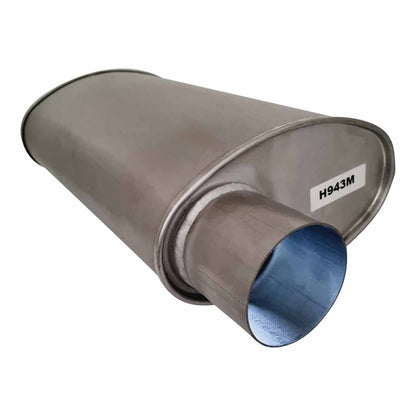 11" x 6" Offset/Centre Configurations Mufflers | Aluminised | Select Your Size Length and Internal Options