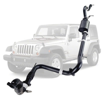 Jeep Wrangler JK 2007-2010 2.8L CRD 3 Inch Turbo Back Exhaust *** Limited Stock Made To Order ****