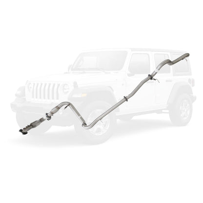 Jeep Wrangler JK 2010-2015 2.8L DPF 3 Inch Turbo Back Exhaust *** Limited Stock Made To Order ****