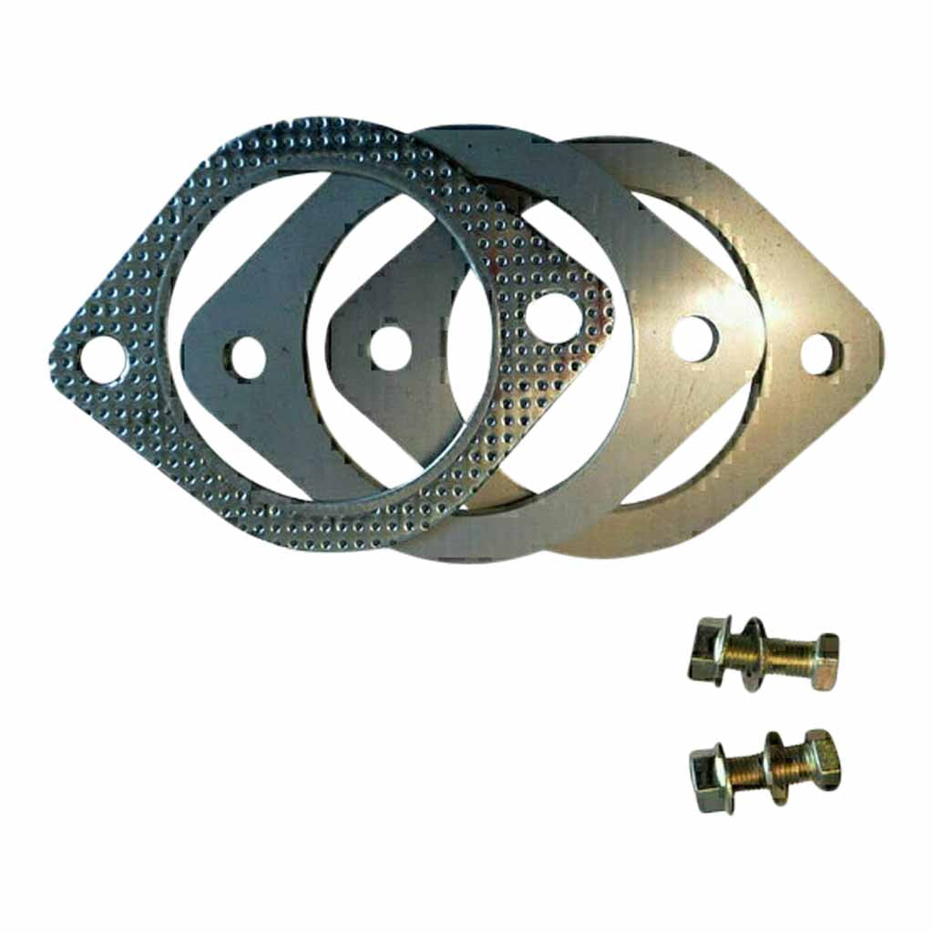 Exhaust Flange Plates 76mm 3 Inch With Gaskets And Nuts And Bolts 105mm Bhc 10mm