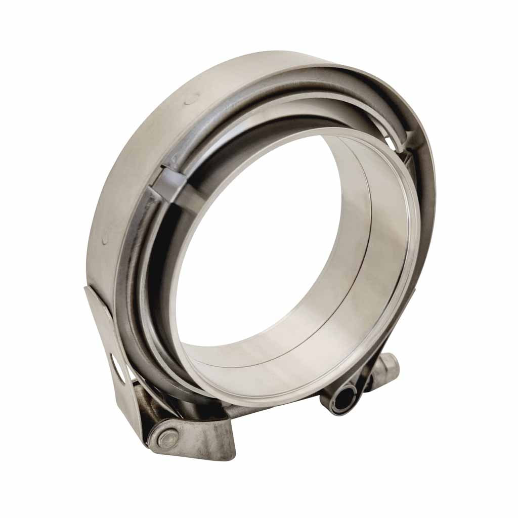 Stainless Steel Quick Release V-Band Exhaust Clamp Kits - Available in Sizes from 1.75in to 5in for Universal Exhaust Applications