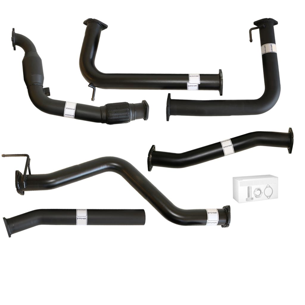 Nissan Navara D40 2.5L Auto 3 Inch Turbo Back Exhaust (DPF Model)