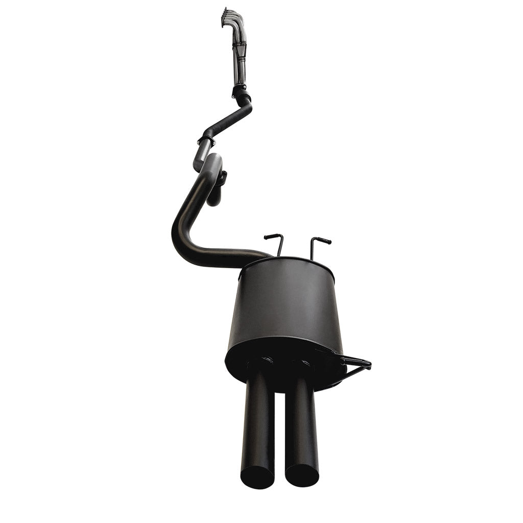 Falcon BA BF XR6 Sed 2.5 Inch Exhaust With Front Muffler Delete Pipe, Rear Muffler Dual Outlet XPS Header Hiflow Cat