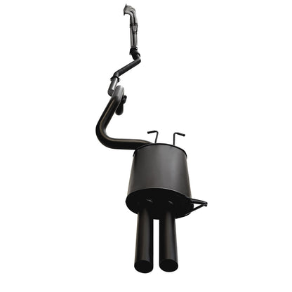 Falcon BA BF XR6 Sed 2.5 Inch Exhaust With Front Muffler Delete Pipe, Rear Muffler Dual Outlet XPS Header Hiflow Cat