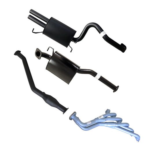 Ford Falcon BA BF XR6 Sedan 2.5 Inch Dual Exhaust Pacemaker Extractor & Hiflow Cat