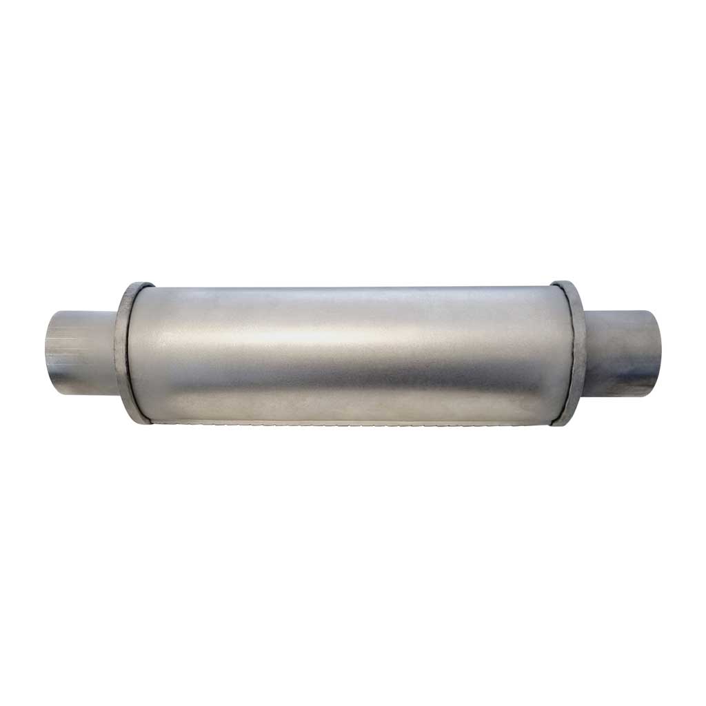 4" Round Centre/Centre Configurations Universal Mufflers | Aluminised | Select Your Size Length and Internal Options